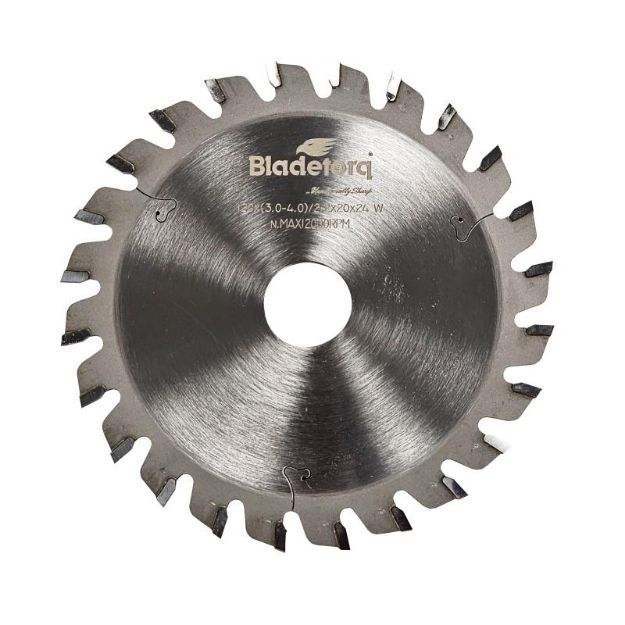 Picture of Bladetorq TCT Conical Scoring Saw Blade 120x22x3.0x4.0x24T [Wood]
