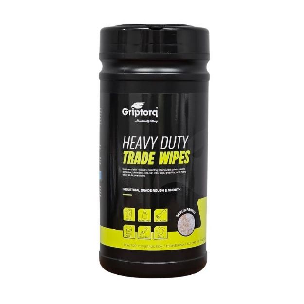 Picture of Griptorq Rough & Smooth Heavy Duty Wipes - 80/Tub